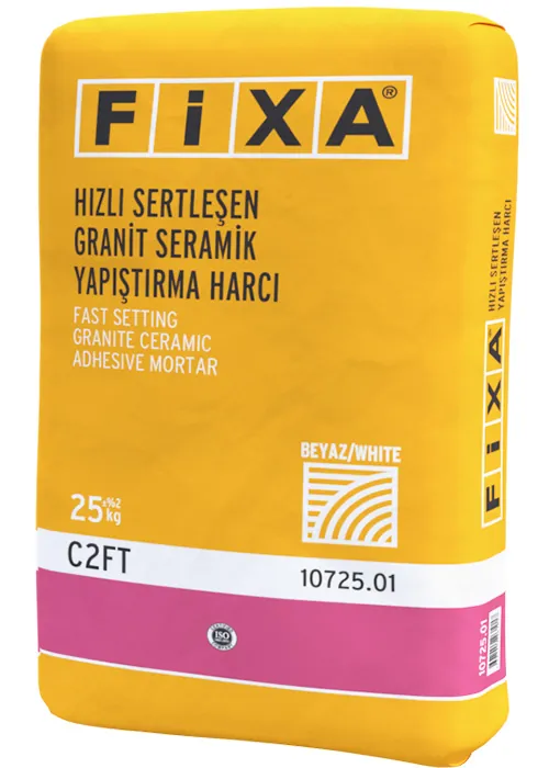 FİXA Hızlı Sertleşen Granit Seramik Yapıştırma Harcı (Beyaz)