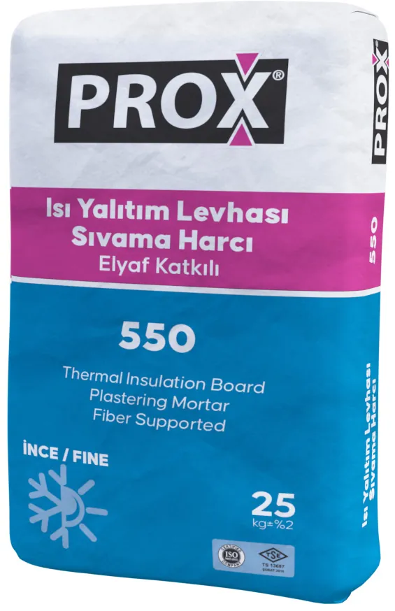 PROX 550 Isı Yalıtım Levhası Sıvama Harcı